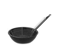 Sartén freidora con cesto vaello negro acero esmaltado (ø 26 cm) 0 cm