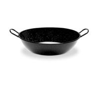 Vaello Sarten Honda Esmaltada Asas Inducción/Vitro, 36 cm, Multicolor