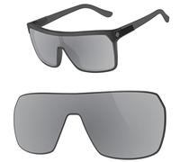Vaep Lentes de repuesto polarizadas para gafas de sol Spy Optic Flynn, Plateado (Silver Titanium)