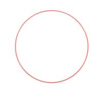 Vaessen Creative 11022-001 Metal para Manualidades, 25 cm, 3 mm de Grosor, Aro Atrapasueños, Anillo de Guirnalda para Tapiz de Macramé, Ganchillo, Bohemia y Decoraciones Nupciales, Rojo ladrillo