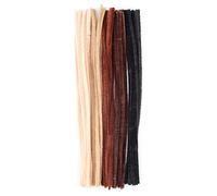 Vaessen Creative 1601-001 Limpiadores de tuberías para Manualidades, Fibra sintética, marrón, 8 mm, 50