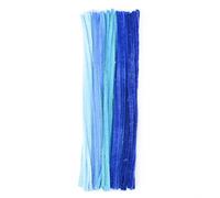Vaessen Creative 1601-005 Limpiadores de tuberías para Manualidades, Fibra sintética, Azul, 8 mm, 50