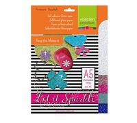 Vaessen Creative 2111-103 - Gama 3 de Papel A5 con Purpurina Adhesivo