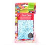 Vaessen Creative 5009-012 Perlas Fusibles, Azul Claro, Set de 1100 Piezas DIY para Niños, Creación de Joyas, Decoraciones Hechas en Casa y Otras Ideas de Manualidades, 5mm