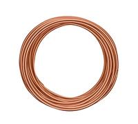 Vaessen Creative Alambre de Aluminio para Manualidades 10 m x 4 mm Orange Copper (Naranja) - Alambre Flexible Metálico para Bisutería y Arreglos Florales