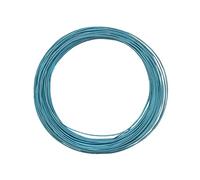 Vaessen Creative Alambre de Aluminio para Manualidades 15 m x 0,8 mm Turquoise (Azul) - Alambre Flexible Metálico para Bisutería y Arreglos Florales