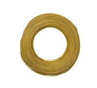 Vaessen Creative Alambre de Aluminio para Manualidades 235 m x 1 mm Gold (Dorado) - Alambre Flexible Metálico para Bisutería y Arreglos Florales