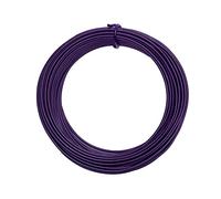 Vaessen Creative Alambre de Aluminio para Manualidades 26 m x 3 mm Aubergine (Morado) - Alambre Flexible Metálico para Bisutería y Arreglos Florales