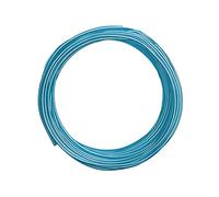 Vaessen Creative Alambre de Aluminio para Manualidades 26 m x 3 mm Turquoise (Azul) - Alambre Flexible Metálico para Bisutería y Arreglos Florales
