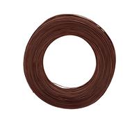Vaessen Creative Alambre de Aluminio para Manualidades 365 m x 0,8 mm Brown (Marrón) - Alambre Flexible Metálico para Bisutería y Arreglos Florales