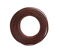Vaessen Creative Alambre de Aluminio para Manualidades 37 m x 2,5 mm Chocolate (Marrón) - Alambre Flexible Metálico para Bisutería y Arreglos Florales