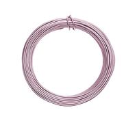 Vaessen Creative Alambre de Aluminio para Manualidades 37 m x 2,5 mm Rose (Rosa) - Alambre Flexible Metálico para Bisutería y Arreglos Florales