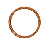 Vaessen Creative Alambre de Aluminio para Manualidades 5 m x 1,5 mm Saffron Orange (Naranja) - Alambre Flexible Metálico para Bisutería y Arreglos Florales