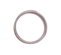 Vaessen Creative Alambre de Aluminio para Manualidades 5 m x 2 mm Misty Pink (Rosa) - Alambre Flexible Metálico para Bisutería y Arreglos Florales