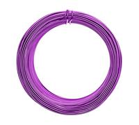 Vaessen Creative Alambre de Aluminio para Manualidades 50 m x 2 mm Lavender (Morado) - Alambre Flexible Metálico para Bisutería y Arreglos Florales