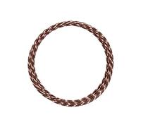 Vaessen Creative Alambre de Aluminio para Manualidades Diamond Cut 5 m x 2 mm Brown (Marrón) - Alambre Flexible Metálico para Bisutería, Arreglos Florales y Manualidades