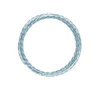 Vaessen Creative Alambre de Aluminio para Manualidades Diamond Cut 5 m x 2 mm Ice Blue (Azul) - Alambre Flexible Metálico para Bisutería, Arreglos Florales y Manualidades