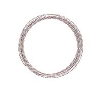 Vaessen Creative Alambre de Aluminio para Manualidades Diamond Cut 5 m x 2 mm Misty Pink (Rosa) - Alambre Flexible Metálico para Bisutería, Arreglos Florales y Manualidades