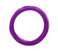 Vaessen Creative Alambre de Aluminio para Manualidades Redondo 30 m x 2 mm Lavender (Morado) - Alambre Flexible Metálico para Bisutería, Arreglos Florales y Manualidades