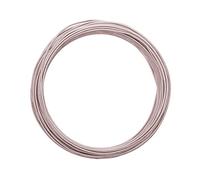 Vaessen Creative Alambre de Aluminio para Manualidades Redondo 30 m x 2 mm Misty Pink (Rosa) - Alambre Flexible Metálico para Bisutería, Arreglos Florales y Manualidades