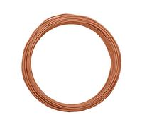 Vaessen Creative Alambre de Aluminio para Manualidades Redondo 30 m x 2 mm Orange Copper (Naranja) - Alambre Flexible Metálico para Bisutería, Arreglos Florales y Manualidades