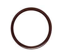 Vaessen Creative Alambre de Aluminio para Manualidades Redondo 5 m x 2 mm Brown (Marrón) - Alambre Flexible Metálico para Bisutería, Arreglos Florales y Manualidades