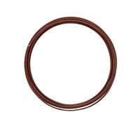 Vaessen Creative Alambre de Aluminio para Manualidades Redondo 5 m x 2 mm Chocolate (Marrón) - Alambre Flexible Metálico para Bisutería, Arreglos Florales y Manualidades