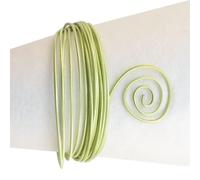 Vaessen Creative Alambre de Aluminio para Manualidades Redondo 5 m x 2 mm Mint Green (Verde) - Alambre Flexible Metálico para Bisutería, Arreglos Florales y Manualidades
