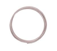 Vaessen Creative Alambre de Aluminio para Manualidades Redondo 5 m x 2 mm Misty Pink (Rosa) - Alambre Flexible Metálico para Bisutería, Arreglos Florales y Manualidades