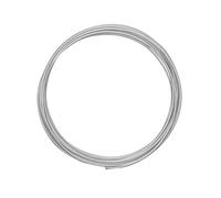 Vaessen Creative Alambre de Aluminio para Manualidades Redondo 5 m x 2 mm Silver (Plateado) - Alambre Flexible Metálico para Bisutería, Arreglos Florales y Manualidades