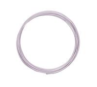 Vaessen Creative Alambre de Aluminio para Manualidades Redondo 5 m x 2 mm Soft Lilac (Morado) - Alambre Flexible Metálico para Bisutería, Arreglos Florales y Manualidades