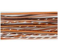 Vaessen Creative Alambre de Aluminio para Manualidades Set de 27 Piezas de 40 cm x 2 mm Marrón-Cobre - Alambre Flexible Metálico para Bisutería, Arreglos Florales y Manualidades