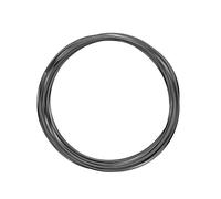 Vaessen Creative Alambre de Aluminio para Manualidades Triangular 5 m x 0,5 mm x 2,8 mm Anthracite (Gris) - Alambre Flexible Metálico para Bisutería, Arreglos Florales y Manualidades