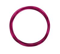 Vaessen Creative Alambre de Aluminio para Manualidades Triangular 5 m x 0,5 mm x 2,8 mm Strong Pink (Rosa) - Alambre Flexible Metálico para Bisutería, Arreglos Florales y Manualidades