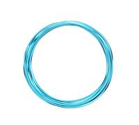 Vaessen Creative Alambre de Aluminio para Manualidades Triangular 5 m x 0,5 mm x 2,8 mm Turquoise (Azul) - Alambre Flexible Metálico para Bisutería, Arreglos Florales y Manualidades