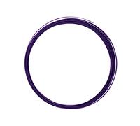 Vaessen Creative Alu Deco Alambre Plano para Manualidades, Morado (Aubergine), 3.5 x 1 mm (5 m)