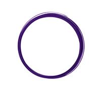 Vaessen Creative Alu Deco Alambre Plano para Manualidades, Morado (Lilac), 3.5 x 1 mm (5 m)