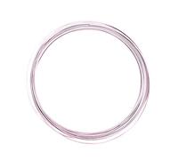 Vaessen Creative Alu Deco Alambre Plano para Manualidades, Rosa (Rose), 3.5 x 1 mm (5 m)