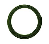 Vaessen Creative Alu Deco Alambre Plano para Manualidades, Verde (Dark Green), 5 x 1 mm (5 m)