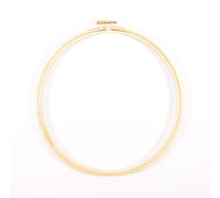 Vaessen Creative Aro de Bordado Para Manualidades en Bambú, Ø 25 cm de Diámetro, Aro Atrapasueños, Marco Para Punto de Cruz, Aro Para Colgar en la Pared de Macramé, Ganchillo, Decoración Bohemia