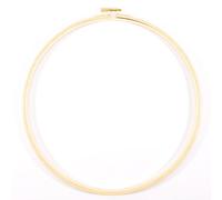 Vaessen Creative Borbado para Manualidades en Bambú, Atrapasueños, Marco para Punto de Cruz, Aro para Colgar en la Pared de Macramé, Ganchillo, Decoración Bohemia, Natural, Ø 30 cm