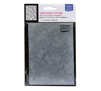 Vaessen Creative Carpeta de Embossing, Acebo Vid 14,6 x 10,8 x 0,5 cm, 1 pieza, para Tarjetas de Cumpleaños, Tarjetas de Nacimiento, Tarjetas de Navidad y Manualidades con Papel
