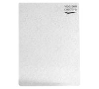 Vaessen Creative Carpeta de Embossing, Damasco 14,6 x 10,8 x 0,5 cm, 1 pieza, para Tarjetas de Cumpleaños, Tarjetas de Nacimiento, Tarjetas de Navidad y Manualidades con Papel