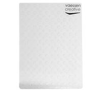 Vaessen Creative Carpeta de Embossing, Puntos 14,6 x 10,8 x 0,5 cm, 1 pieza, para Tarjetas de Cumpleaños, Tarjetas de Nacimiento, Tarjetas de Navidad y Manualidades con Papel