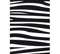 Vaessen Creative Carpeta de Embossing Rayas de Cebra 14,6 x 10,7 cm - Plantilla de Repujado para Tarjetería, Scrapbooking, Journaling - Reutilizable, Resultados Precisos, Para Máquinas de Troquelado