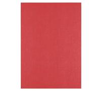 Vaessen Creative Cartulina de Lino A4-25 Hojas - Poppy (Rojo) - Folios de Colores 250 g - para Scrapbooking, Tarjetas, Invitactiones de Boda y Manualidades