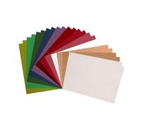 Vaessen Creative Cartulina Navidad A4-20 Hojas en 12 Colores - Folios Colores para Manualidades, Scrapbook y Tarjetas
