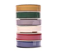 Vaessen Creative Cinta de raso 6 colores 6mmx2m Navidad, Colores de Navidad, 6mmx2m