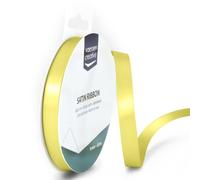 Vaessen Creative Cinta Satinada, Fabric, Amarillo Pastel, 9mm