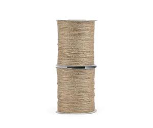 Vaessen Creative Cuerda de Yute Natural - 2 Uds de 1 mm x 200 m - Soga Cañamo para Manualidades, Exterior, Envolver Regalos, Decoración, Arreglos Florales, Bodas y Trabajos de Artesanía en Papel